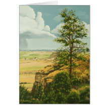 1158 Pine Scotts Bluff Monument Father's Day Card