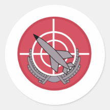 117 Squadron Round Sticker