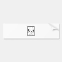 117 Ununseptium Bumper Sticker