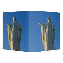 118-foot statue of the Virgin Mary on San Vinyl Binder