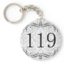 119 Area Code Keychain
