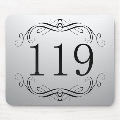 119 Area Code Mousepads by AreaCodes