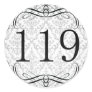 119 Area Code Sticker