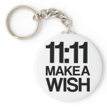 11:11 MAKE A WISH keychain