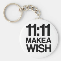 11:11 MAKE A WISH keychain