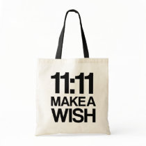 11:11 MAKE A WISH tote bag