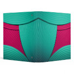 11 Blue & Pink Abstract Diamond 1" Avery Binder