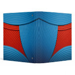 11 Blue & Red Abstract Diamond 1" Avery Binder