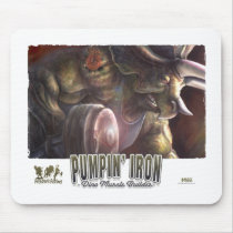 11_Dino_Iron_poster Mouse Pad