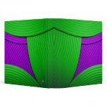 11 Green & Purple Diamond 1.5" Avery Binder