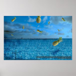 11 Pineapples (Canvas) posters