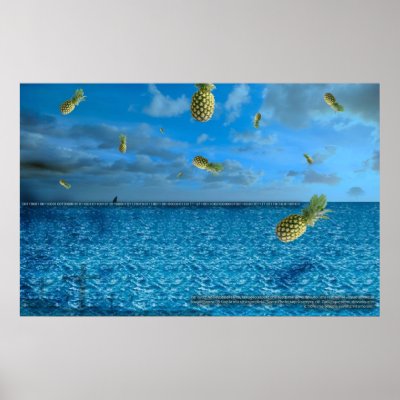11 Pineapples (Canvas) Poster by ohmelas