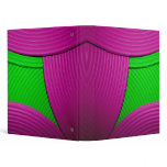 11 Pink & Green 1" Avery Binder