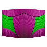 11 Pink & Green 2" Avery Binder
