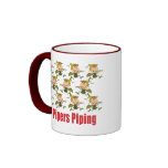 11 Pipers Piping Mugs