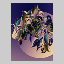 11"x15" Organic Moon Poster posters