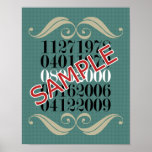 11" x 14" Special Dates Print