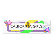 11" x 3" Bumper Sticker (White) bumper stickers