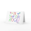 11 Year Olds Rock ! cards