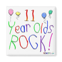 11 Year Olds Rock ! Refrigerator Magnet
