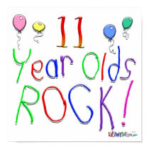 11 Year Olds Rock ! posters