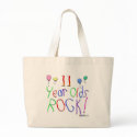 11 Year Olds Rock! Tote Bag