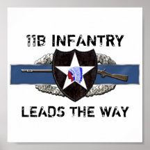 11B 2nd Infantry Division Posters