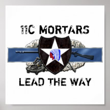 11C 2nd Infantry Division Print