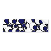 11eyeballs EYES EYEBALLS BLACK BLUE IRIS WHITE DIG Bumper Sticker
