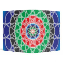 11n8c Digital Doodle 3 Ring Binders