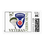 11th ABN Paratrooper Veteran Postage