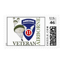 11th ABN Paratrooper Veteran Postage