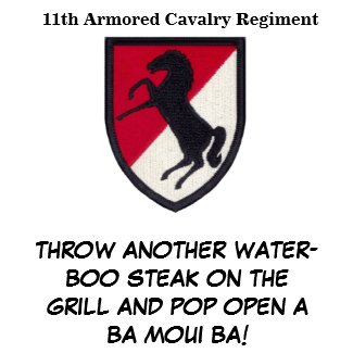 11th ACR Blackhorse BBQ Apron apron