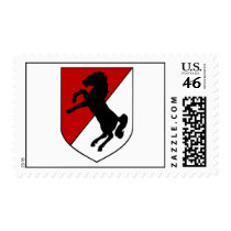 11th ACR Blackhorse Patch Postage Stamp