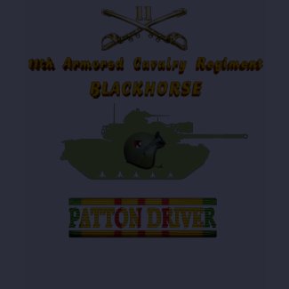11th ACR M48A3 Driver Front & Back Shirt zazzle_shirt