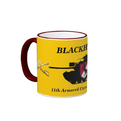 11th ACR M48A3 Patton & Crossed Sabers Mug by MechGrunt