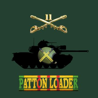 11th ACR M48A3 Patton Loader Shirt zazzle_shirt
