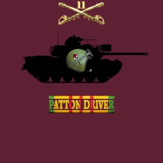 11th ACR Sabers & VSM M48A3 Patton Driver's Shirt shirt