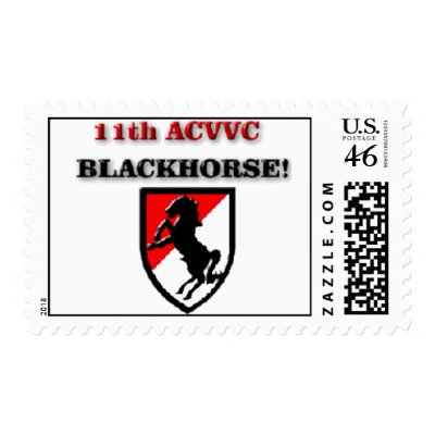 11th acvvc Blackhorse stamp