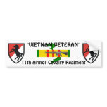 11th Armor Cav Reg bumper sticker