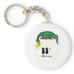 11th Birthday Dragon Key Chain
