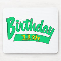 11th Birthday Gifts mousepads