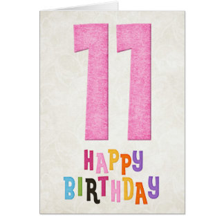Happy 11th Birthday Cards, Happy 11th Birthday Card Templates, Postage ...
