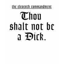 11th Commandment t-shirt by teebag 11th Commandment t-shirt