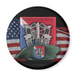 11th special forces flash Fort Bragg vets magnet