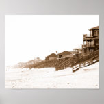 11x14 Sephia Print Of Florida Beach