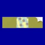 120506 SWANKY FLOWERS SQUARES PATTERN SHAPES 70S F bumper stickers