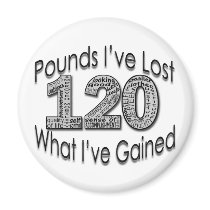 120 Pounds Lost Magnet magnets