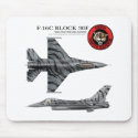 120th Fighter Squadron F-16 Fighting Falcon mousepad