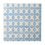 122 LIGHT BLUE WHITE   DECORATIVE SCROLL PATTERN T tiles